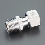 EA469AZ-6 R3/4"xG1/2" ナット付アダプター(ステンレス製) エスコ