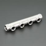 Rc3/4"xRc1/2" ヘッダー(7分岐/ステンレス製) エスコ