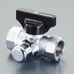 EA470BM-21 Rc1/2" ネジボールガス栓(LPガス低圧用/検査孔付 エスコ