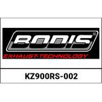 KZ900RS-002 MGP-N-GEX， スリップオン ステンレスブラック for KAWASAKI Z900RS (2018-2019) BODIS (ボディス)