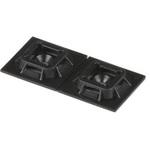 EA475GB-13A 28.4x28.4mm結束バンド用ベース(粘着付/100個) エスコ