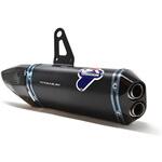 D19909440INA 2 SILENCERS BLACK DECAT + KIT UPMAP EU5， ステンレス， チタン BLACK Termignoni (テルミニョーニ)