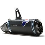 D18409400INA 2 SILENCERS DECAT BLACK + KIT UPMAP EU5， ステンレス， チタン BLACK Termignoni (テルミニョーニ)