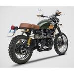 ZTPH055SKA 2＞1 ステンレススチール レーシング フルキット TRIUMPH スクランブラー GOLD EDITION ZARD (ザード)