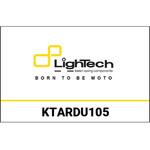 KTARDU105 アジャスタブルナンバープレートブラケット レトロリフレクター付 - DUCATI HYPERMOTARD 796/1100 (07-12) LIGHTECH (ライテック)