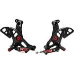 ADJUSTABLE リアセット DUCATI ブラック CNC Racing (シーエヌシーレーシング)