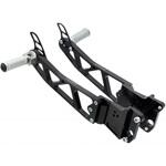 PE110B Adjustable リアセット passenger Ducati Monster 696 796 1100 ブラック CNC Racing (シーエヌシーレーシング)