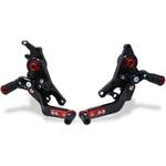 PE432BR Adjustable リアセット rider Ducati Hypermotard 950 ブラック/Red CNC Racing (シーエヌシーレーシング)