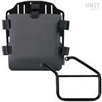 Aluminum bag holder with adjustable front in Hypalon and Quick Release System + サブフレーム | UG007-U000-3500SX UnitGarage (ユニットガレージ)
