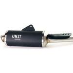 3205Tit_BL Black Exhaust with visible welding Tenere 700 | 3205Tit-BL UnitGarage (ユニットガレージ)