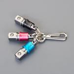 EA617-140 1/2" ソケットホルダーセット(カラビナ付) エスコ