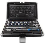 EA617CC-60 3/8"DR[19個組] ショートソケットレンチセット エスコ