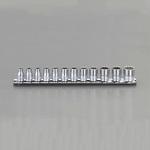 EA618BV 3/8"DR ソケットセット(12個組/12角) エスコ