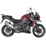 1740812SM Desert Fox スリップオンエキゾースト EG (Euro 4) ステンレスマット TRIUMPH Tiger 1200 XC/XR 2017 | 1740812SM BOS (ボス)