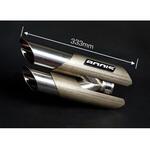 DMST-001 Duobolico スリップオンマフラー  EC approved ステンレス/チタニウム Multistrada (10-) BODIS (ボディス)