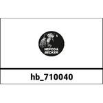 710040 Elastic lid band incl. Rivets for sidecases Junior/Junior Flash HEPCO&BECKER (ヘプコ&ベッカー)