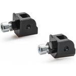 フットペグs kit EASY and TOURING - passenger adapters ブラック CNC Racing (シーエヌシーレーシング)