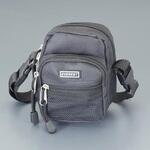 EA759ZA-201 89x38x153mm カメラポーチ(黒/ショルダーストラップ付) エスコ