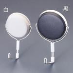 EA762FG-803 125x80x50mm マグネットフック(回転式/白) エスコ