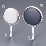 EA762FG-804 125x80x50mm マグネットフック(回転式/黒) エスコ