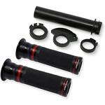 MP105BR Grips EVO - Bicolor ブラック/Red CNC Racing (シーエヌシーレーシング)