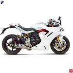half exhaust line with チタン-carbon silencer Ducati Supersport 950 - 950S Euro5 2021-2022 Termignoni (テルミニョーニ)