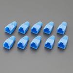 EA764BK-23 RJ45プラグ保護カバー(ブルー/10個) エスコ