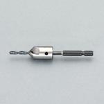 EA824DY-4.5 9.0x4.5mm 鉄工用皿錐(六角軸) エスコ