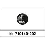 Lid lock-cylinder incl. Lock counter part for leather bags Liberty and Nevada HEPCO&BECKER (ヘプコ&ベッカー)