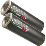 D.96.M3.BT Original For Ducati Monster 796 2010/14 Pair Homologated Slip-On Catalized M3 Black Titanium GPR Exhaust (ジーピーアールエキゾースト)