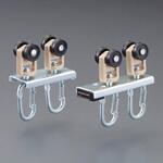 EA970FE-22 マグネットランナー・フック付(40mmレール/両開用) エスコ