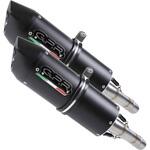 Y.64.1.FUNE Original For Yamaha Xjr 1200 4Pu/4Rb 1995/97 Pair Homologated スリッポンエキゾースト  Furore Nero GPR Exhaust (ジーピーアールエキゾースト)