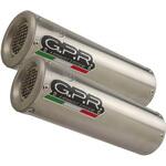 Y.72.M3.INOX Original For Yamaha Yzf 1000 R1 2004/06 Pair Homologated スリッポンエキゾースト  M3 Inox GPR Exhaust (ジーピーアールエキゾースト)