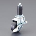 EA986PT-843 40mm/22mm キャスター(自在金具・ブレーキ付・パイプ用 エスコ