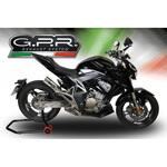 Z.3.F205 Original For Zontes Zx 310 R - X 2018/20 E4 Homologated スリッポンエキゾースト  F205 GPR Exhaust (ジーピーアールエキゾースト)