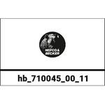 Painted panel ブラック for Junior sidecases 30 or 40 right side HEPCO&BECKER (ヘプコ&ベッカー)