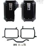 AL2C_BL+3306_BL Pair of Atlas 47L+41L Aluminum panniers with HD Pan America | AL2C-BL-3306-BL UnitGarage (ユニットガレージ)