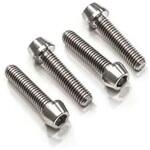 KV371X Screws set フロントaxle clamp M6x25 (4 pcs) - Titanium Titanium CNC Racing (シーエヌシーレーシング)