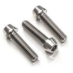 KV388X Screws top triple clamp M8x25 (3 pcs) - Titanium Titanium CNC Racing (シーエヌシーレーシング)