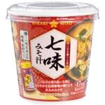 ひかり味噌 七味みそ汁 八幡屋礒五郎 カップ 1食 x60 ひかり味噌