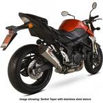 RSI110CEO Serket (Taper)テーパースリップオン カーボンファイバースリーブ eマーク Suzuki GSR 750 2011 - 201 Scorpion (スコーピオン)