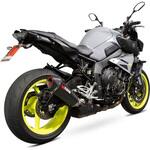 RYA102CEO Serket (Taper)テーパースリップオン カーボンファイバースリーブ eマーク Yamaha MT-10 2016 - Scorpion (スコーピオン)