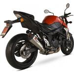 RSI110SEO Serket (Taper)テーパースリップオン ステンレススリーブ eマーク Suzuki GSR 750 2011 - 2016 Scorpion (スコーピオン)