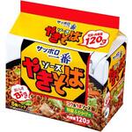 サンヨー食品 サッポロ一番 ソースやきそば 5個パック 120gX5x6 サンヨー食品