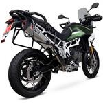 RTR90SEO Serket Parallel スリップオン ブラッシュドステンレススリーブ. Fits with panniers Scorpion (スコーピオン)