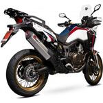 RHA173SEO Serket スリップオン  ステンレススリーブ eマーク Honda CRF1000L 2015 - 2018 Scorpion (スコーピオン)