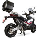 RHA178BCER Serket スリップオン ブラックセラミックコーティングスリーブ eマーク Honda X-ADV 750 2017 - 2018 Scorpion (スコーピオン)