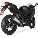 RKA96SYSSEO Serket テーパーフルシステム ステンレススリーブ Kawasaki Ninja 300 2012 - 2016 Scorpion (スコーピオン)