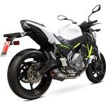 RKA117SYSCEO Serket フルシステム カーボンファイバースリーブ Kawasaki Z650 2017 - 2018 Scorpion (スコーピオン)