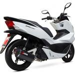 RHA174BCER Serket フルシステム ブラックセラミックコーティングスリーブ Honda PCX 125 14-16 2014 - 2016 Scorpion (スコーピオン)